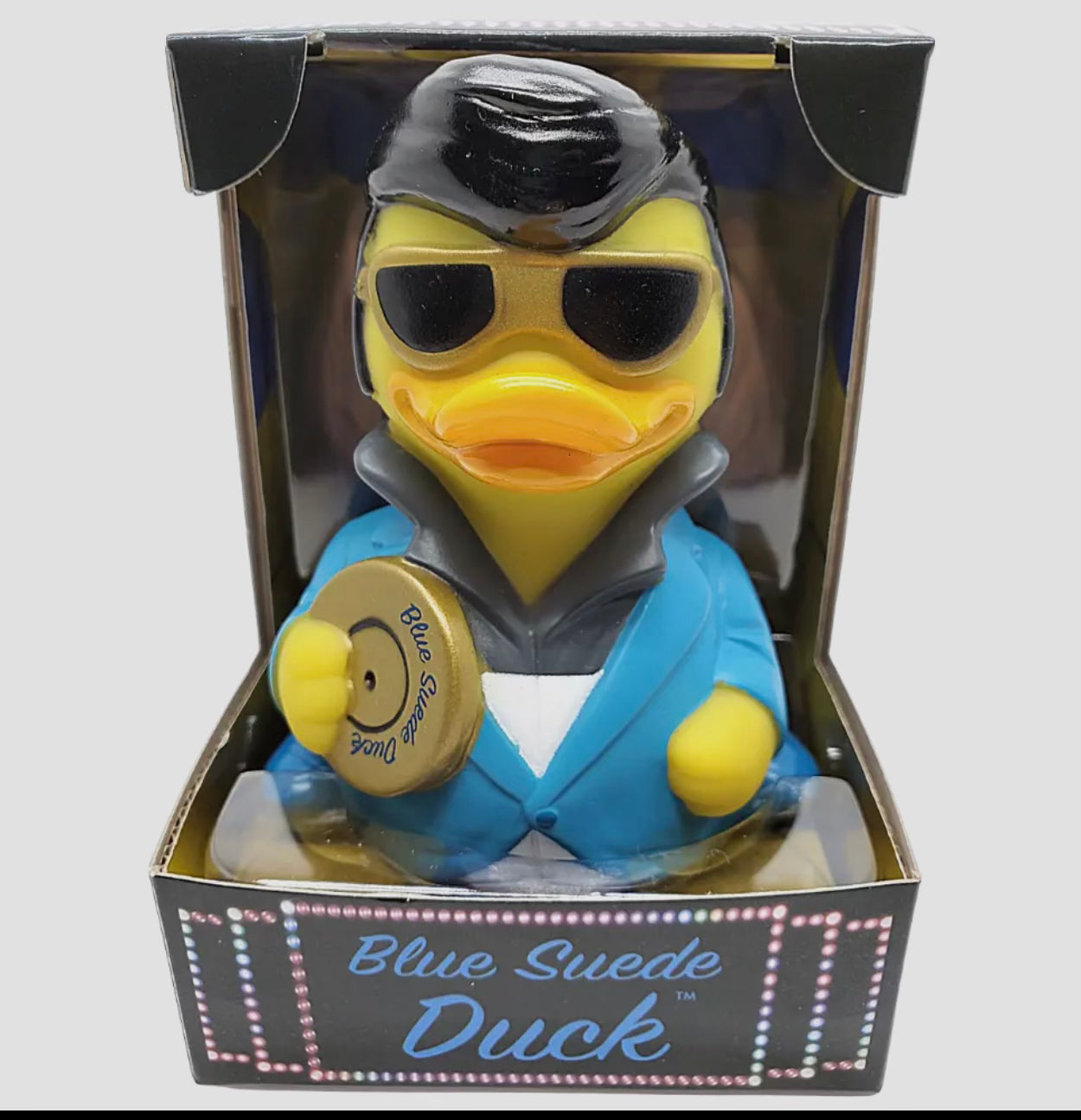 Blue Suede Duck Rubber Duck
