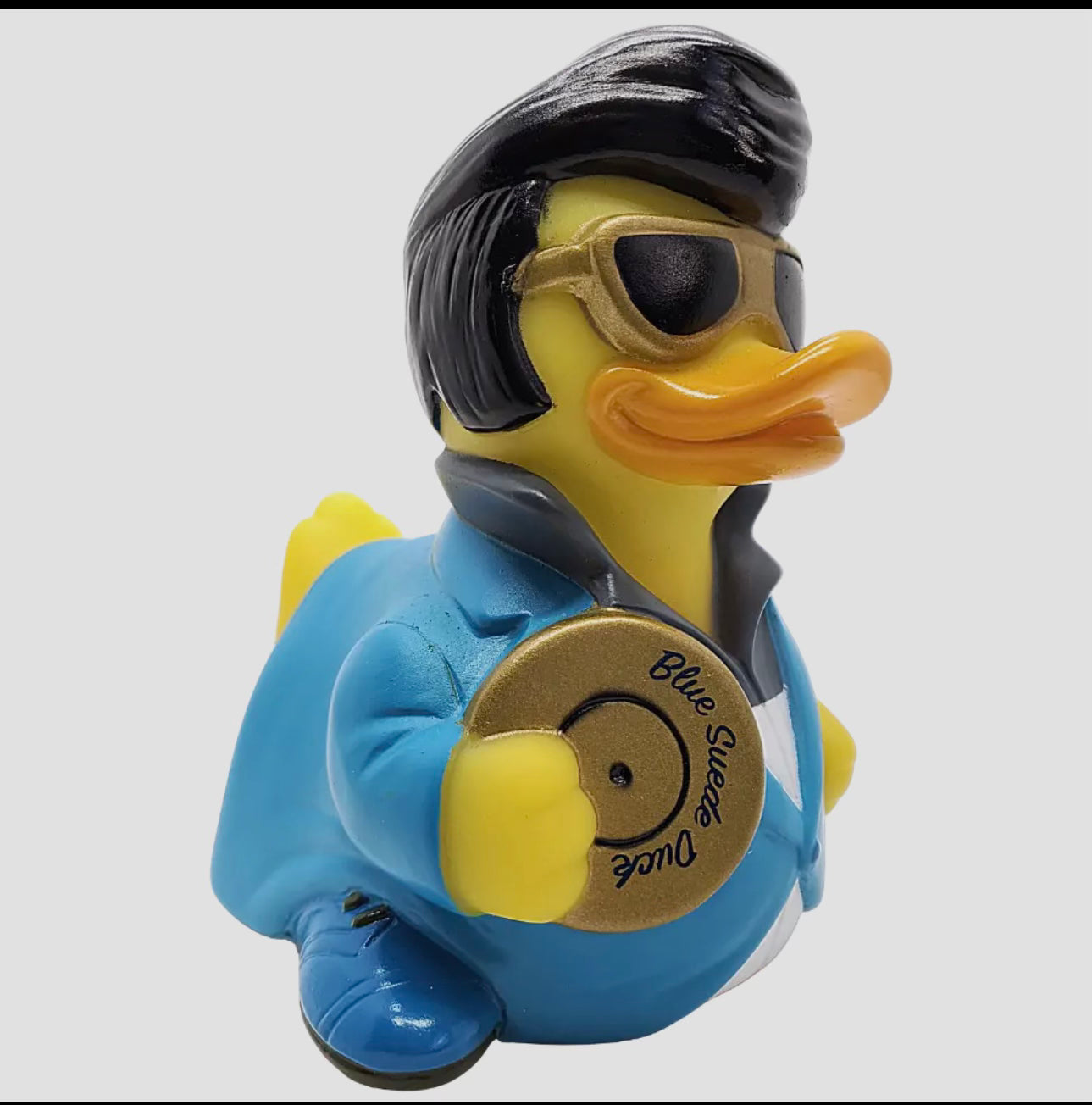Blue Suede Duck Rubber Duck