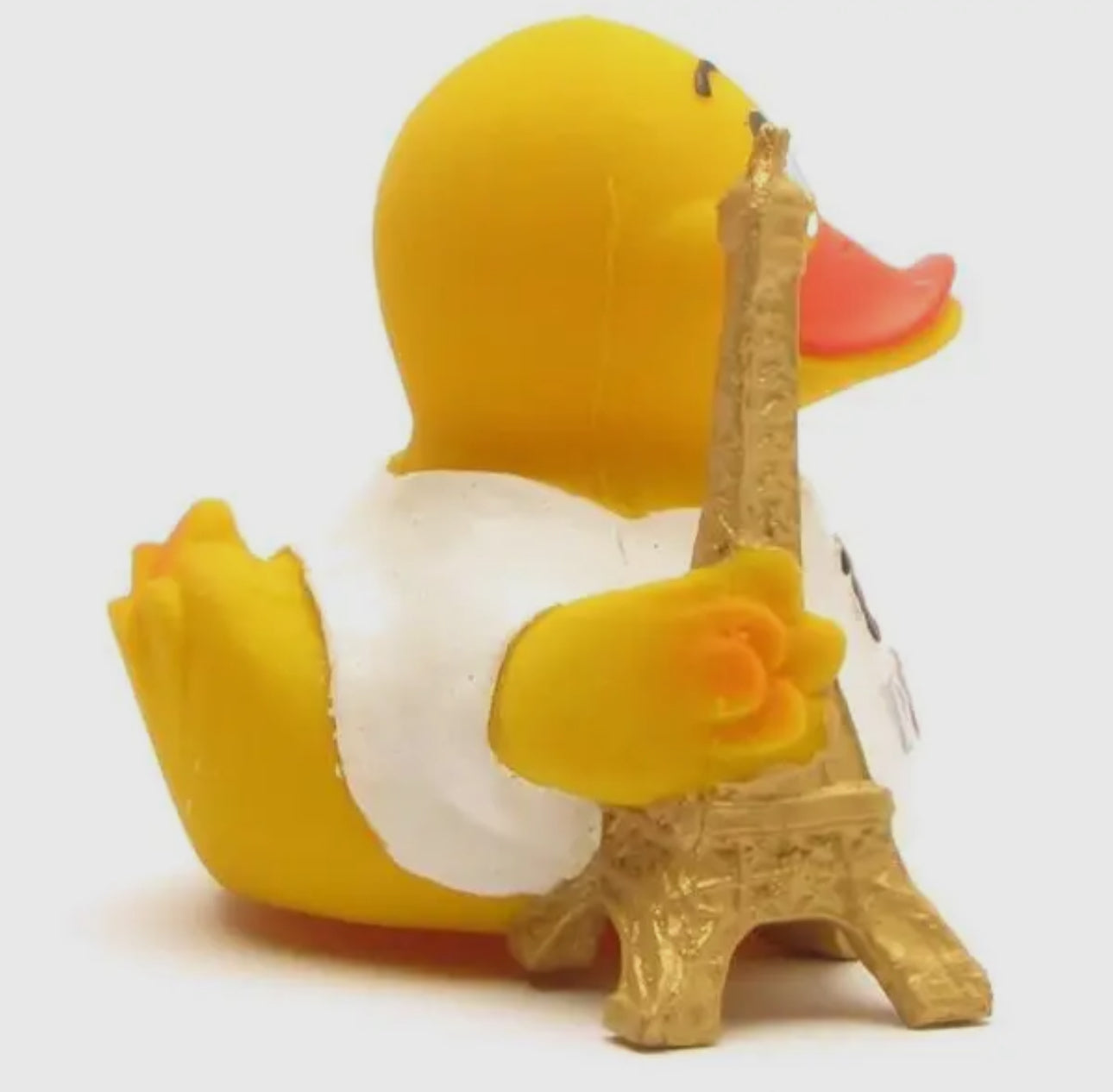 Paris Duck Holding the Eiffel Tower