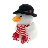 Plush Small Duck Snowman