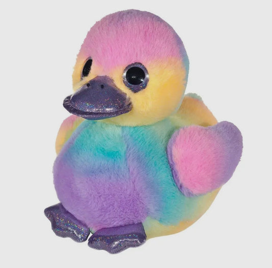 Plush Rainbow Sherbert -10.5in Duck
