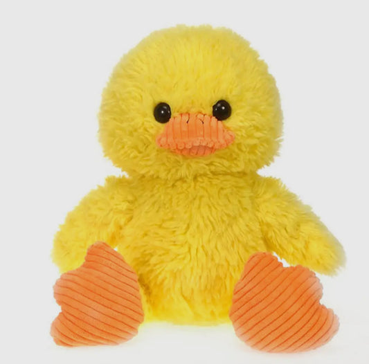 Scruffy Yellow Plush Sitting Duck