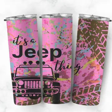 It's a Jeep Thing 20oz Skinny Tumbler